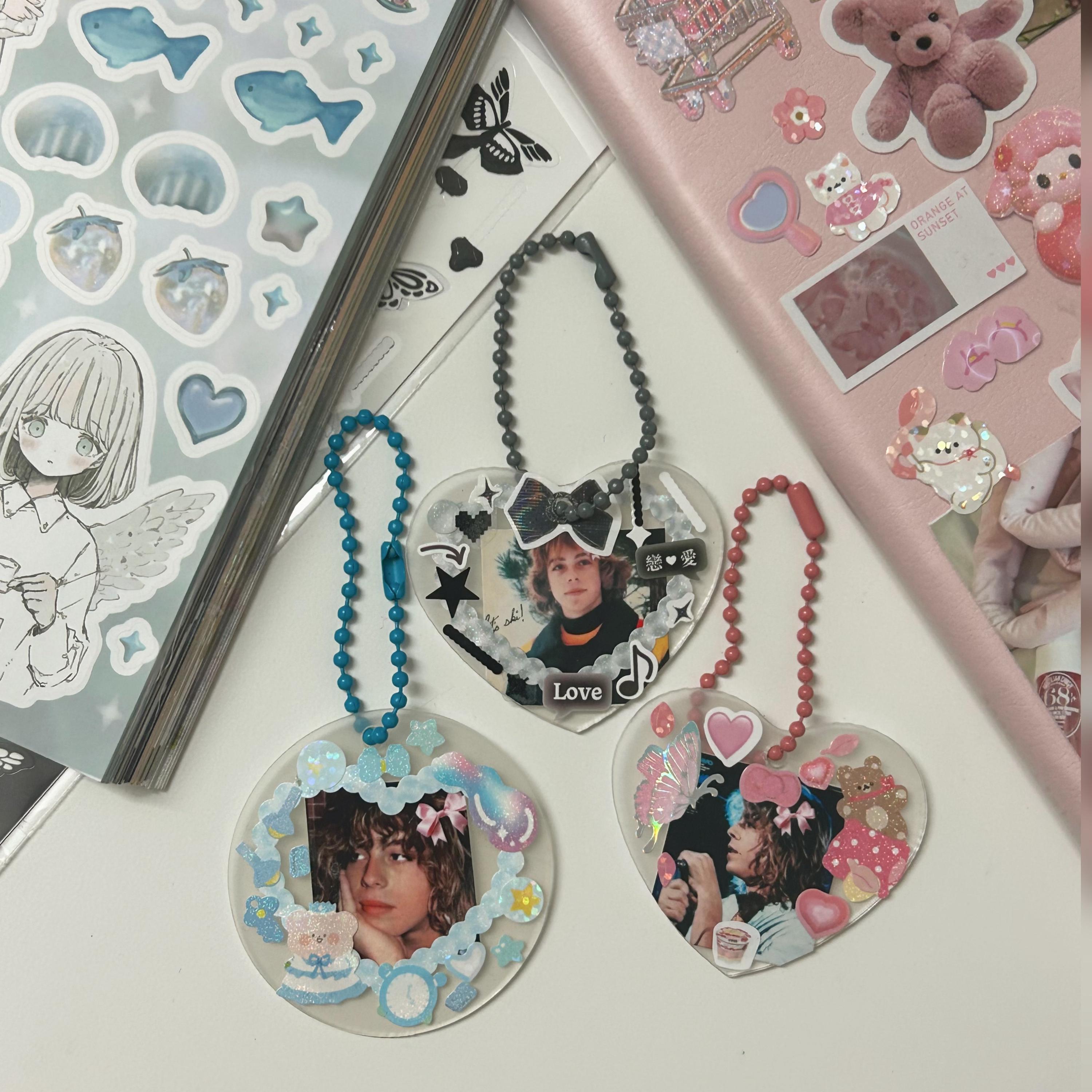 Deco Keychains- Cute Kawaii Korean Acrylic Charms for Decorating Kpop ...