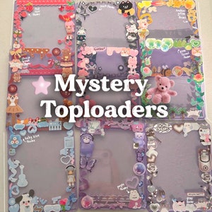 Mystery Toploader Deco / kpop photocard, kpop sorpresa toploader decoración de pegatinas, marco de fotos, kpop polco, titular de la tarjeta, pantalla de tarjeta <3