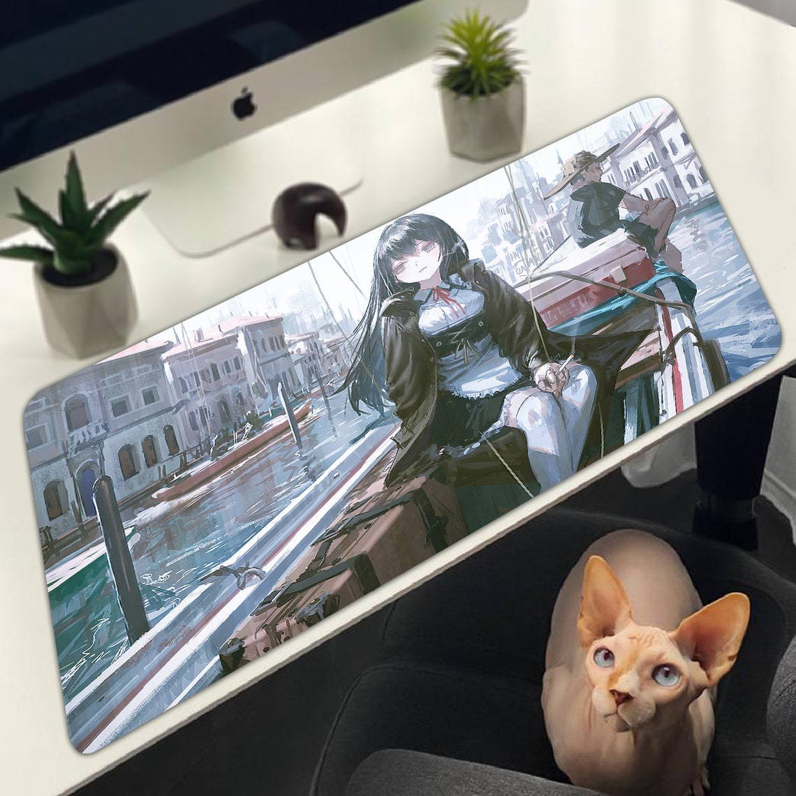Big Gaming mouse pads Artist mouse pads Colorful Large Desk Etsy