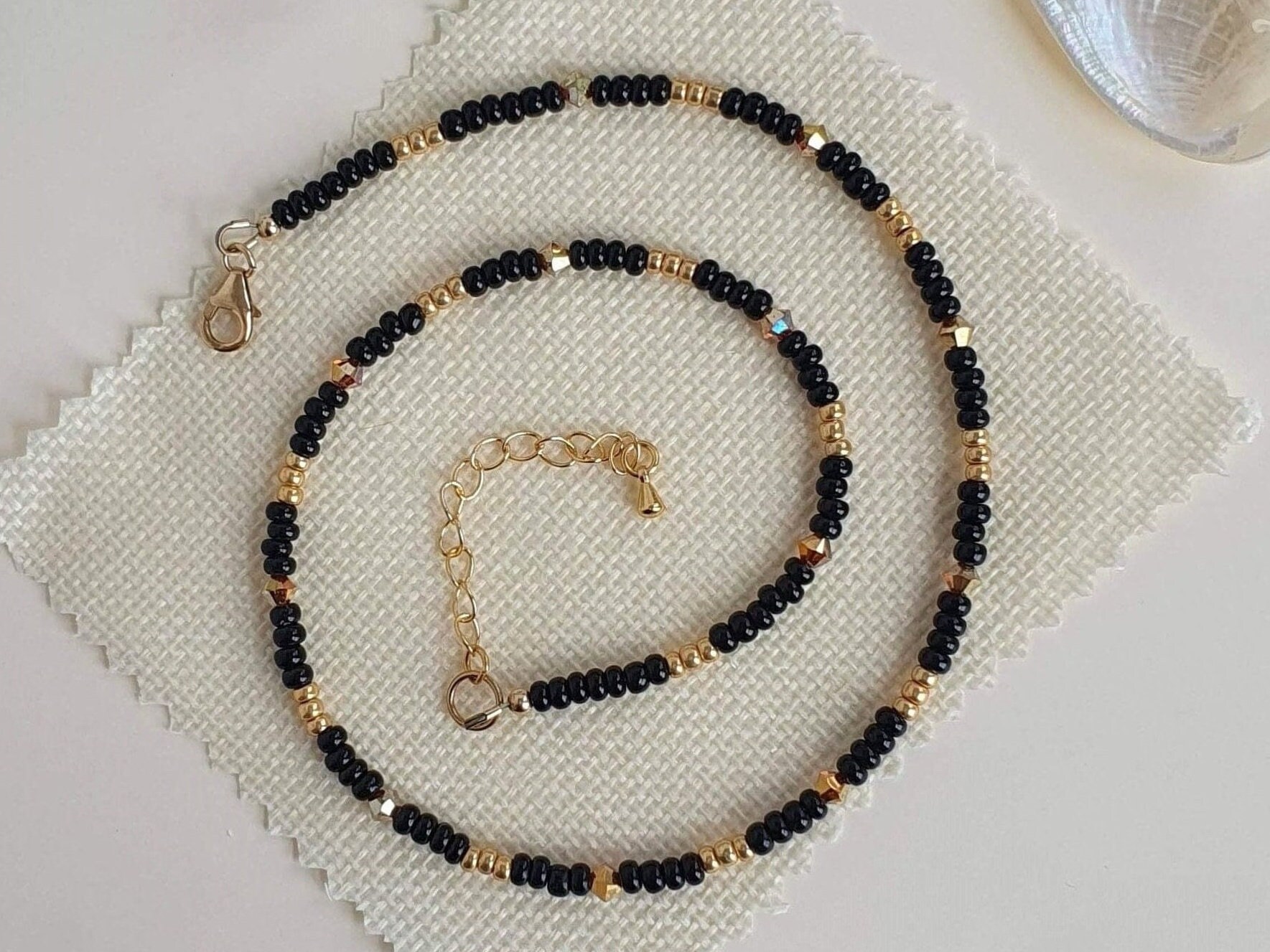 Small gold beads necklace hotsell designs