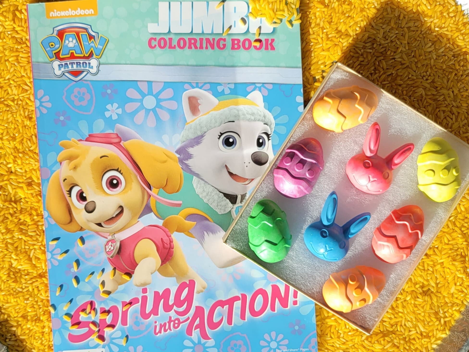 Easter Paw Patrol Coloring Book W/ Bunny & Egg Crayons - Etsy