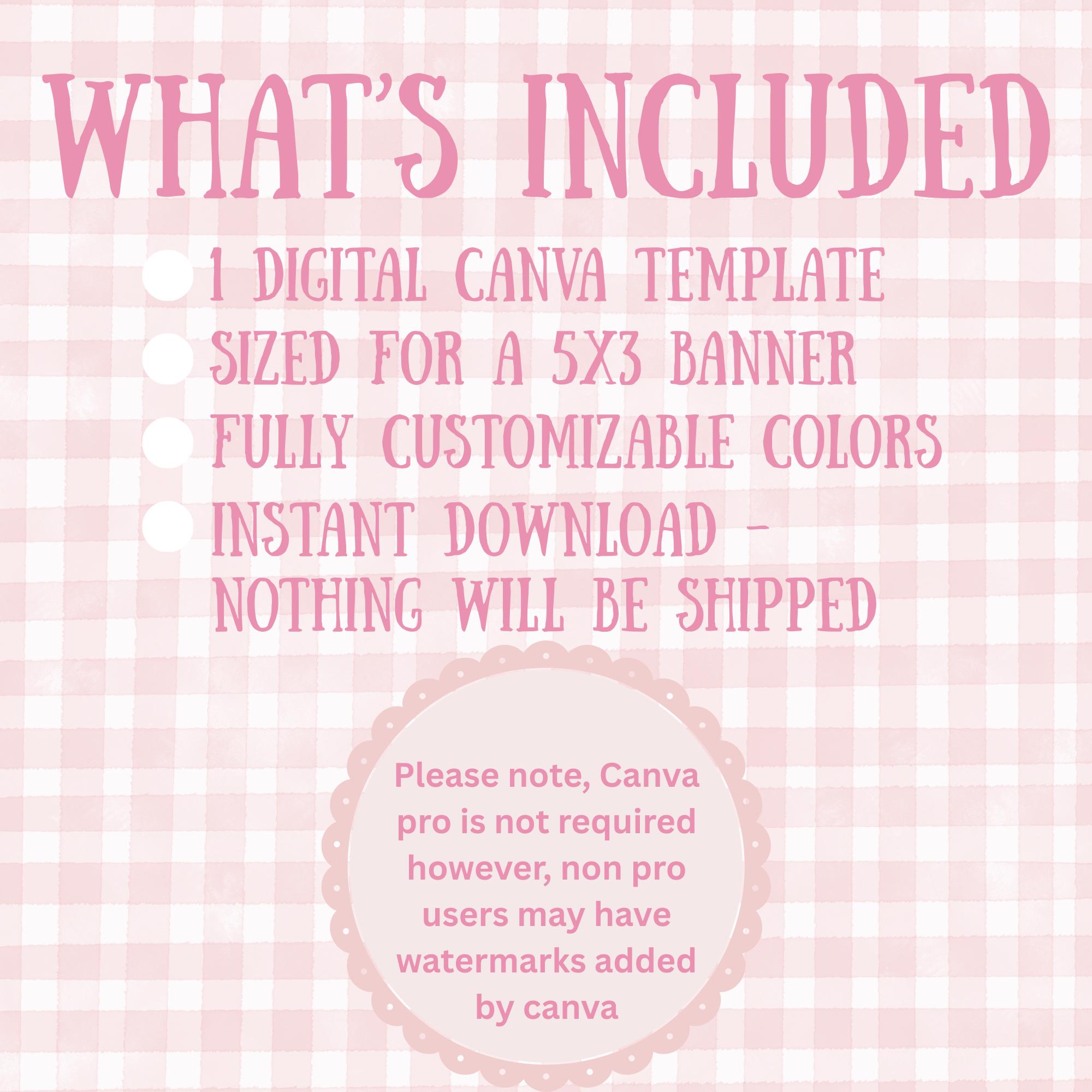 PRINTABLE 5x3 Bluey Wackadoo Banner Template - Digital Download - Etsy