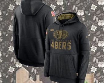 49ers black sideline hoodie
