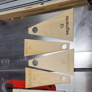Wedgie Sled LightBurn File – Laser-Ready .lbrn2 Template for Segmented Bowl Turning – Woodturning Jig for Precise Wedge Cuts