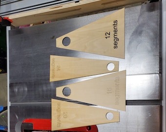 Wedgie LightBurn File – Segmented Bowl Turning Jig (Digital Download)