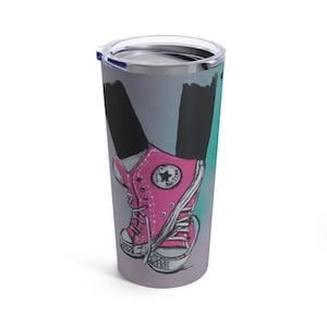 Pink Converse Verse Tumbler 20oz