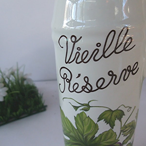 Bouteille vieille réserve - porcelaine véritable Revol France