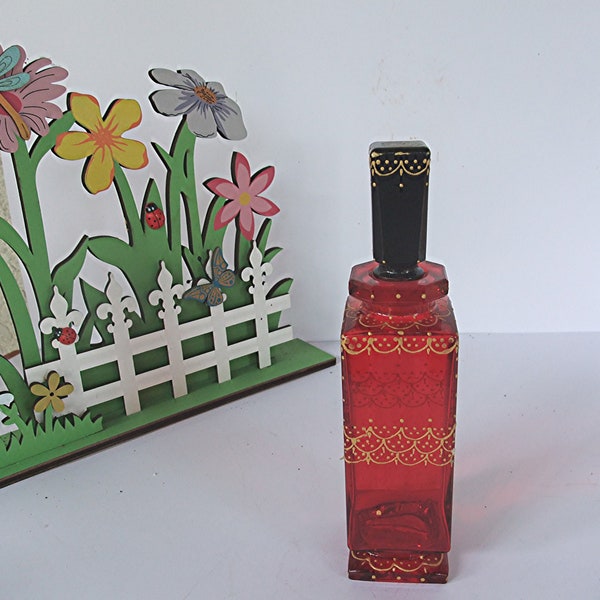 Flacon de parfum relooké/vide/peint main/décoration/cadeau