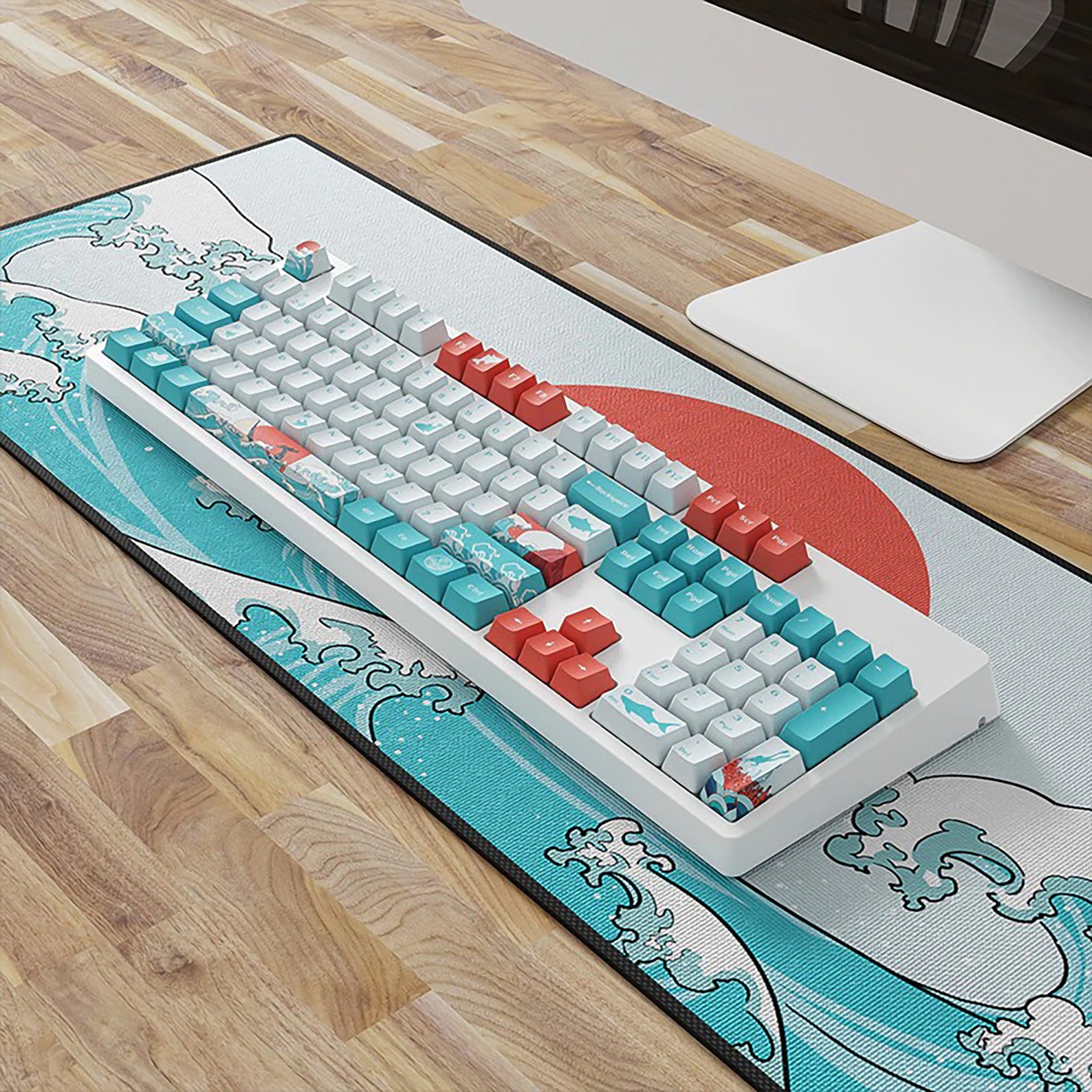 Ukiyoe Japan Manga Keycap OEM PBT Keycaps Set Keycap Etsy