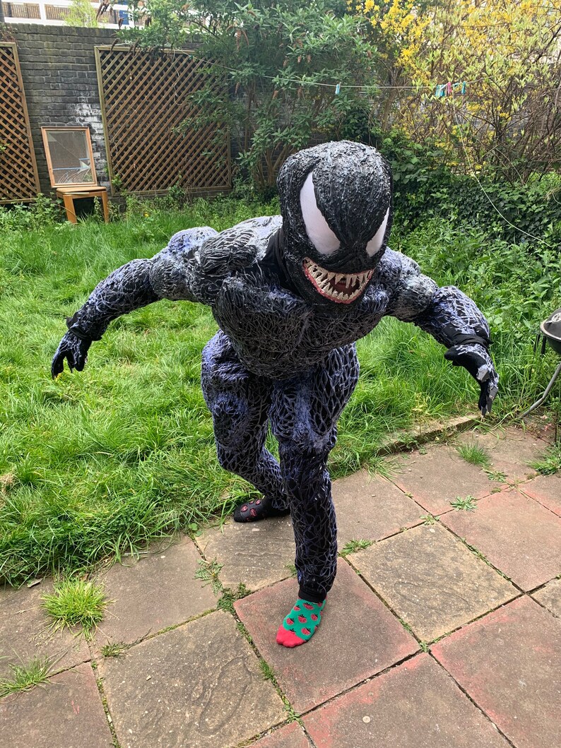 Venom costume UK DELIVERY cosplay muscle suit venom Etsy