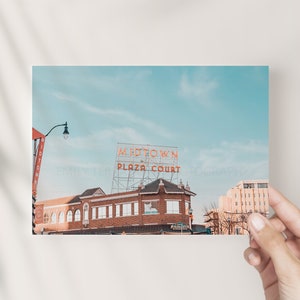 Midtown Plaza Court  | Postcard | Oklahoma City Photography || okc travel print, office gift, greeting card, downtown art, photography