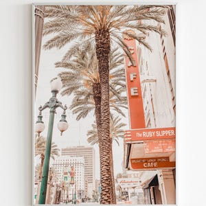 Ruby Slipper | New Orleans, Louisiana Photography | Luster Print : Unframed || canal street wall art, french quarter, bourbon, airbnb decor