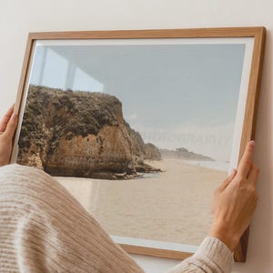 Montara Beach | Poster | California Photography || san francisco, san jose, home decor, summer beach, coast art, ocean, minimalist airbnb