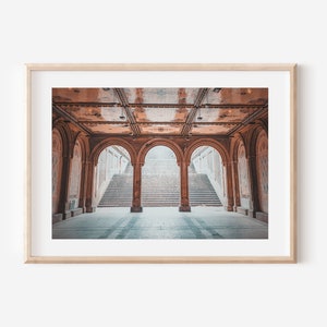  Bethesda Terrace Central Park New York City NYC Manhattan Photo  Photograph Cool Wall Decor Art Print Poster 36x24: Posters & Prints