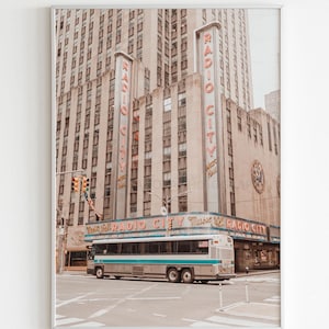 Radio City | New York City Photography | Luster Print : Unframed || manhattan, time square, new york decor, nyc skyline, landmark, nostalgia