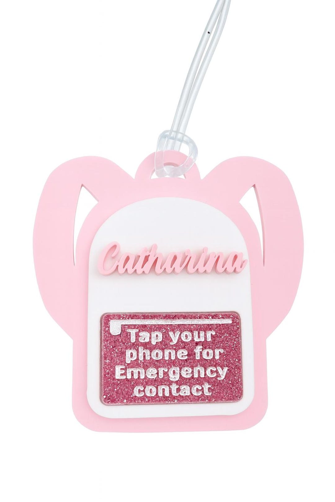 Backpack Emergency Contact Tag SVG | Kids Safety NFC Tag | Laser Cut ...