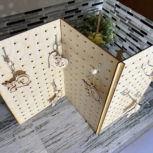 Pegboard stand display SVG FILE