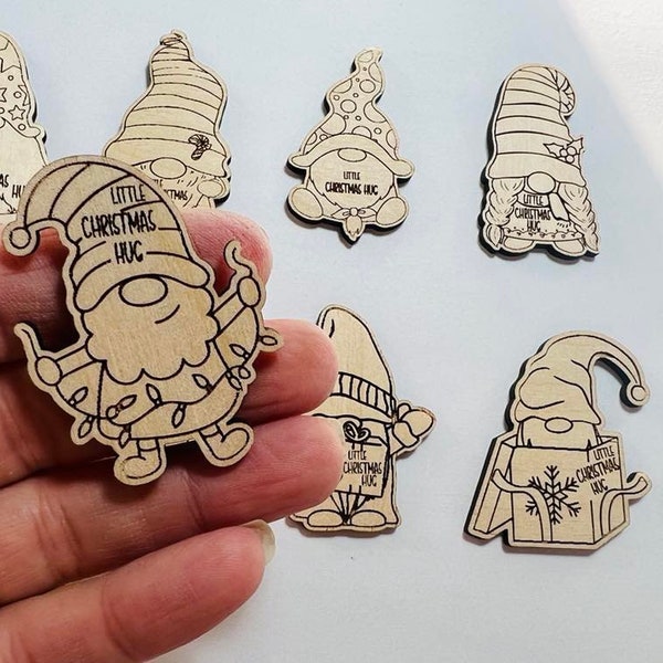 Gnomes Christmas pocket hug SVG file