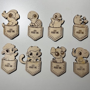 Pocket hug pal cute animals SVG file only