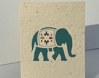 Elephant Card - Plantable, Vegan and Biodegradable Seed Card