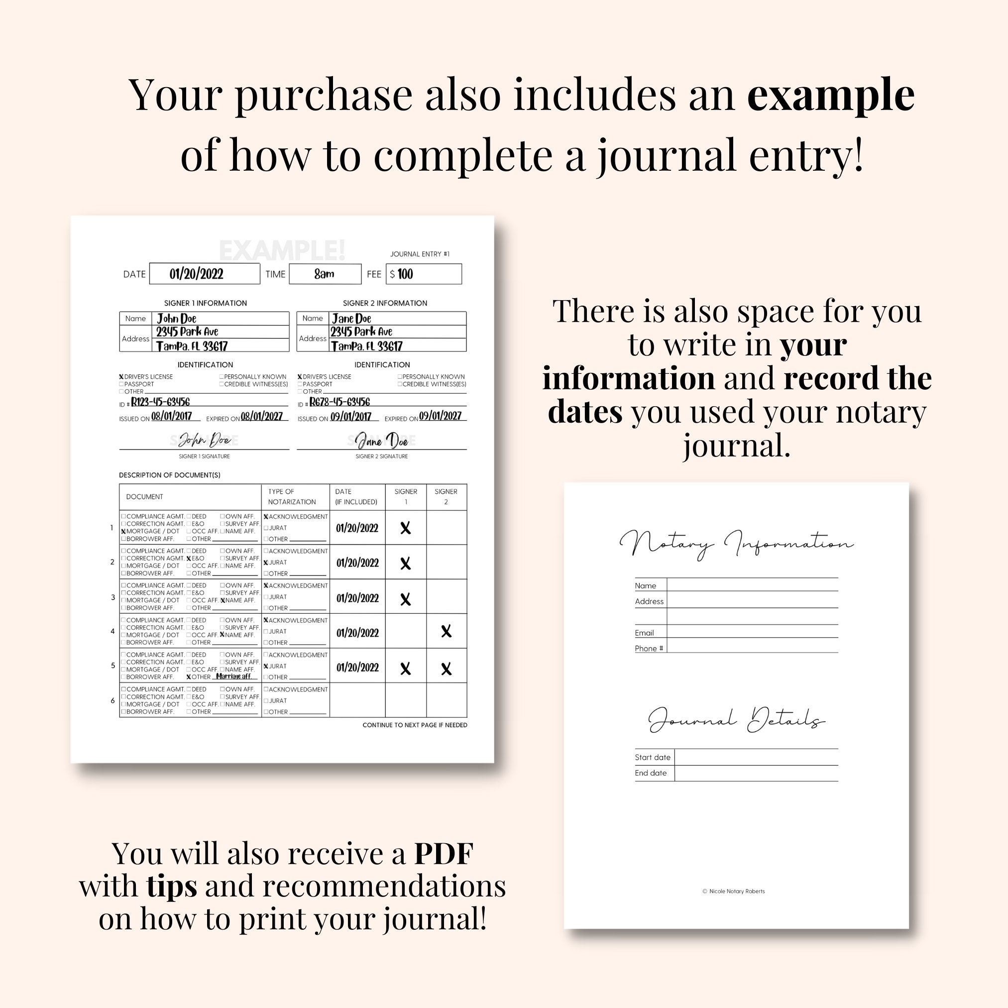 DIGITAL NOTARY JOURNAL Waves Design A Streamlined, Easy-to-use, Digital ...