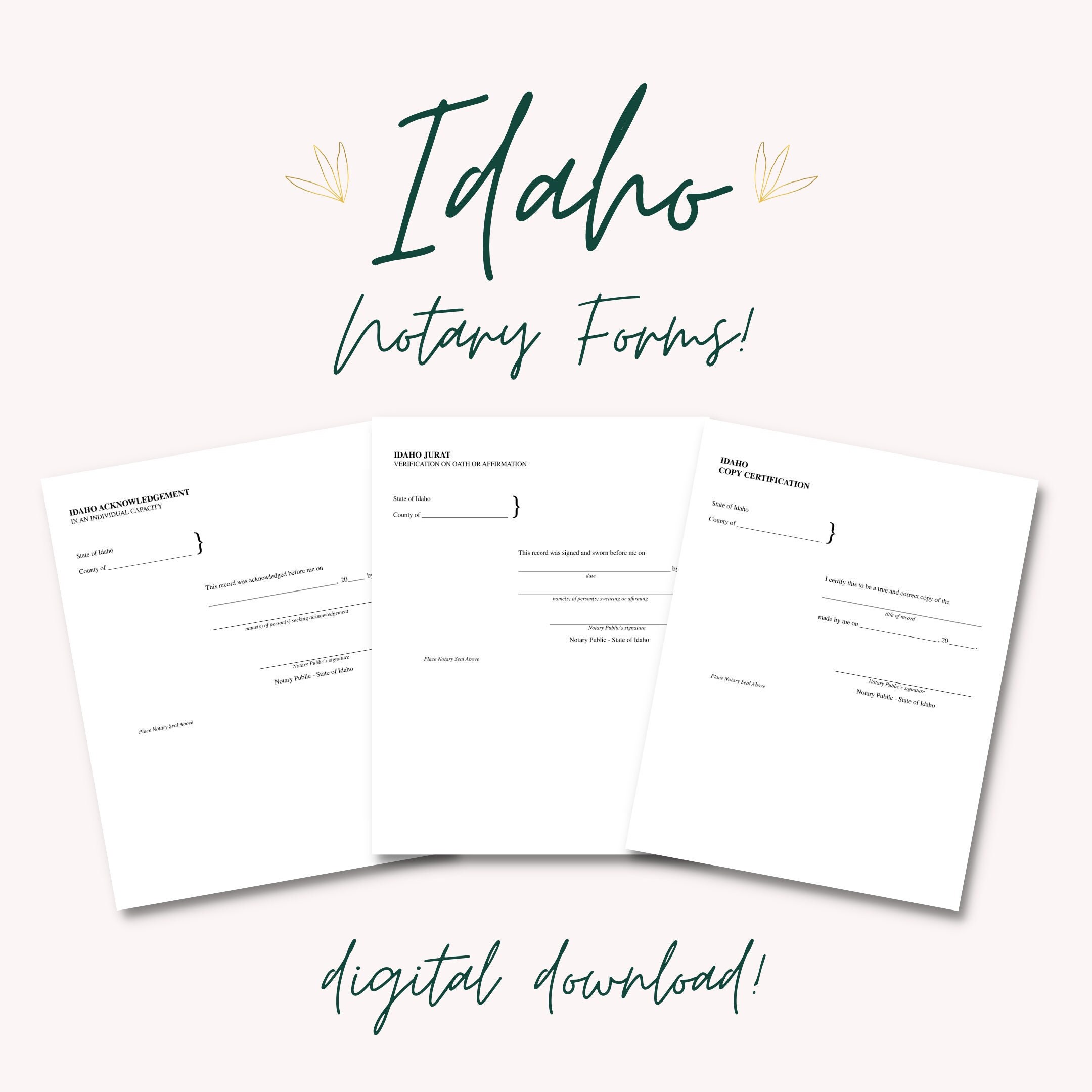Jurat Form - Etsy