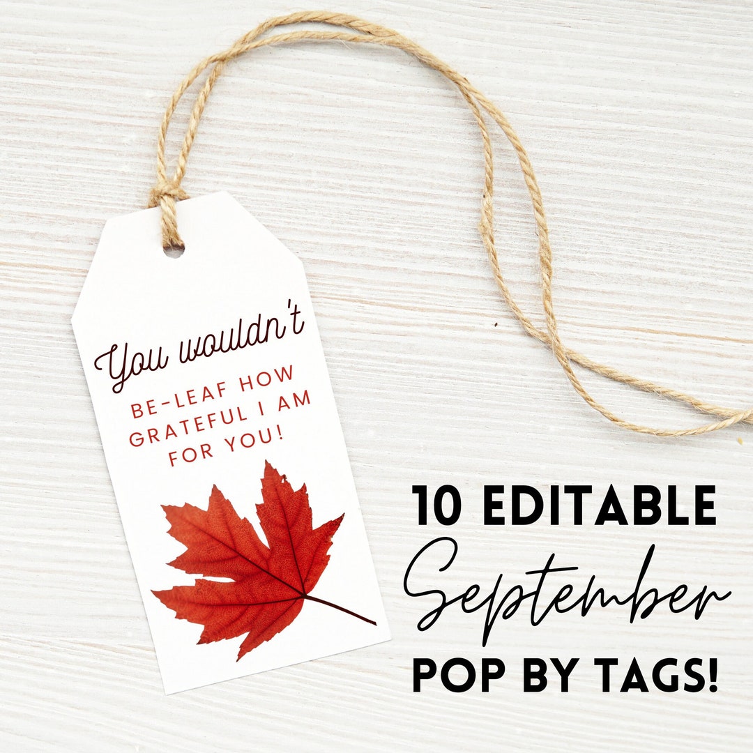 September R Tag Label September Pop by Tags for Notaries: Customizable Marketing (digital ...