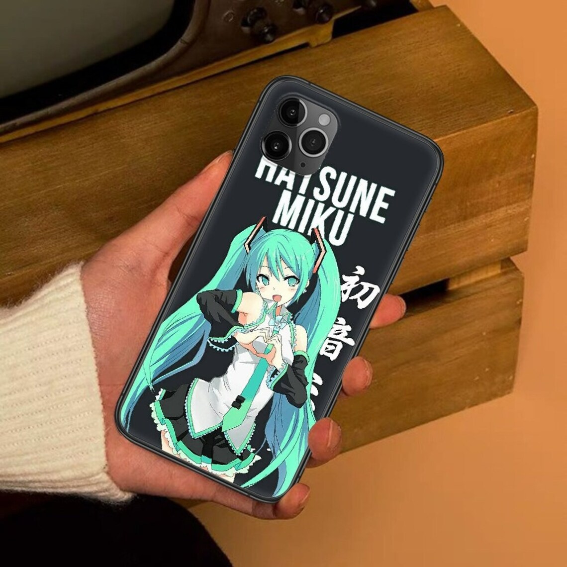 Hatsunes Miku Phone Case Anime Phone Case Vocaloid Phone Etsy