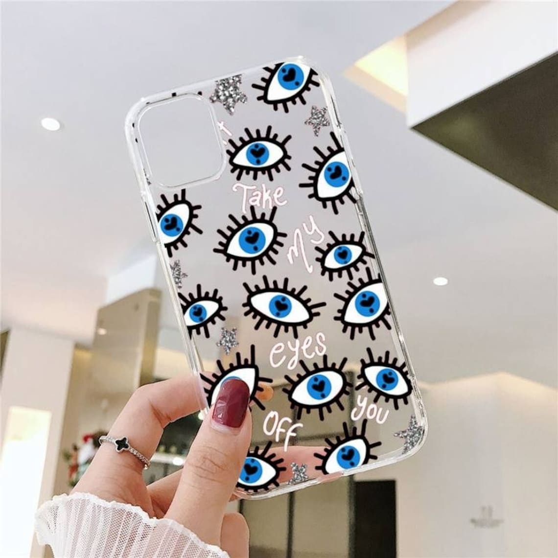 Evil Eye Phone Case Evil Eyes Gift Art Phone Case Cover For Etsy