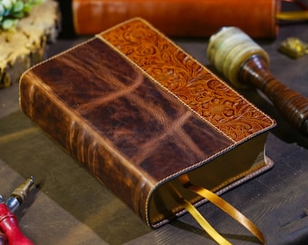 Beautiful ESV Bible Rebound with Embossed Lambskin