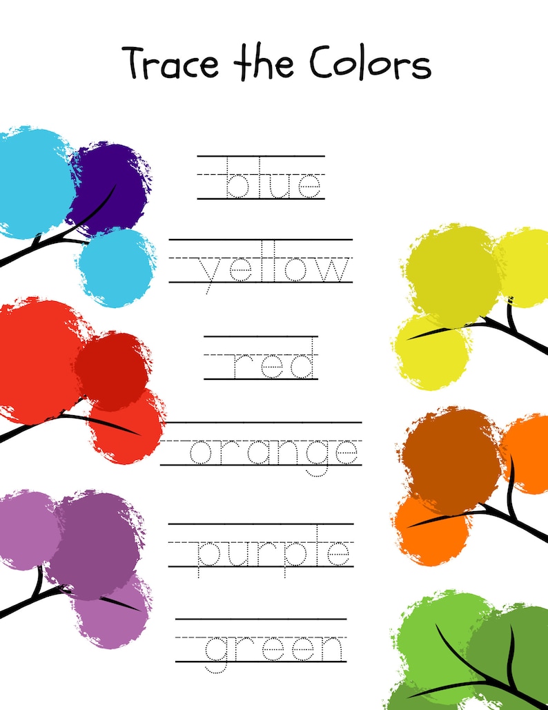Practice Handwriting/worksheet/ Handout/ Tracing the Alphabet/ Etsy