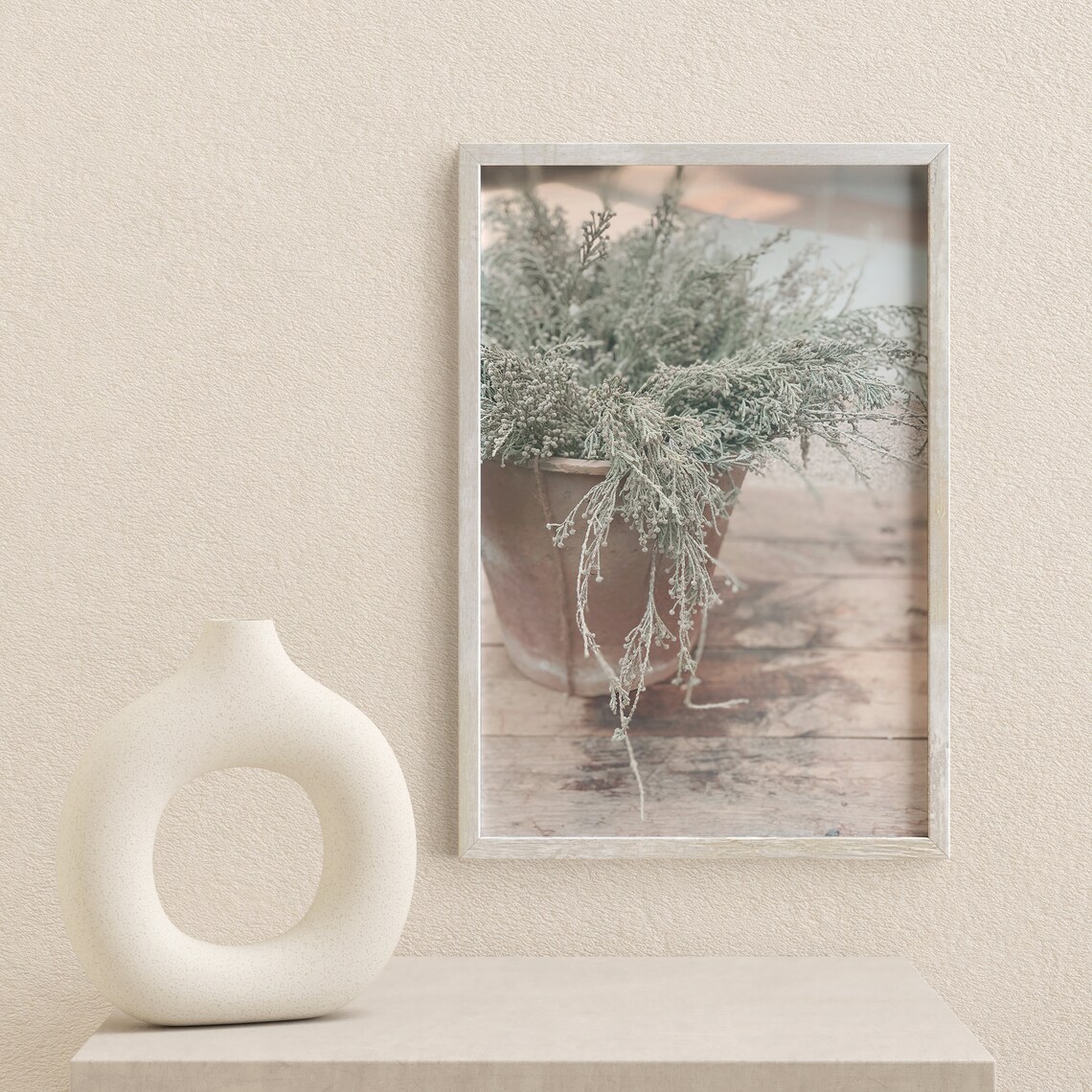 Rustic greenery wall art Cottagecore wall decor Botanical Etsy