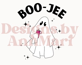 BooJee ghost tumbler inspired Png, Sublimation design, Digital download, Halloween shirt design