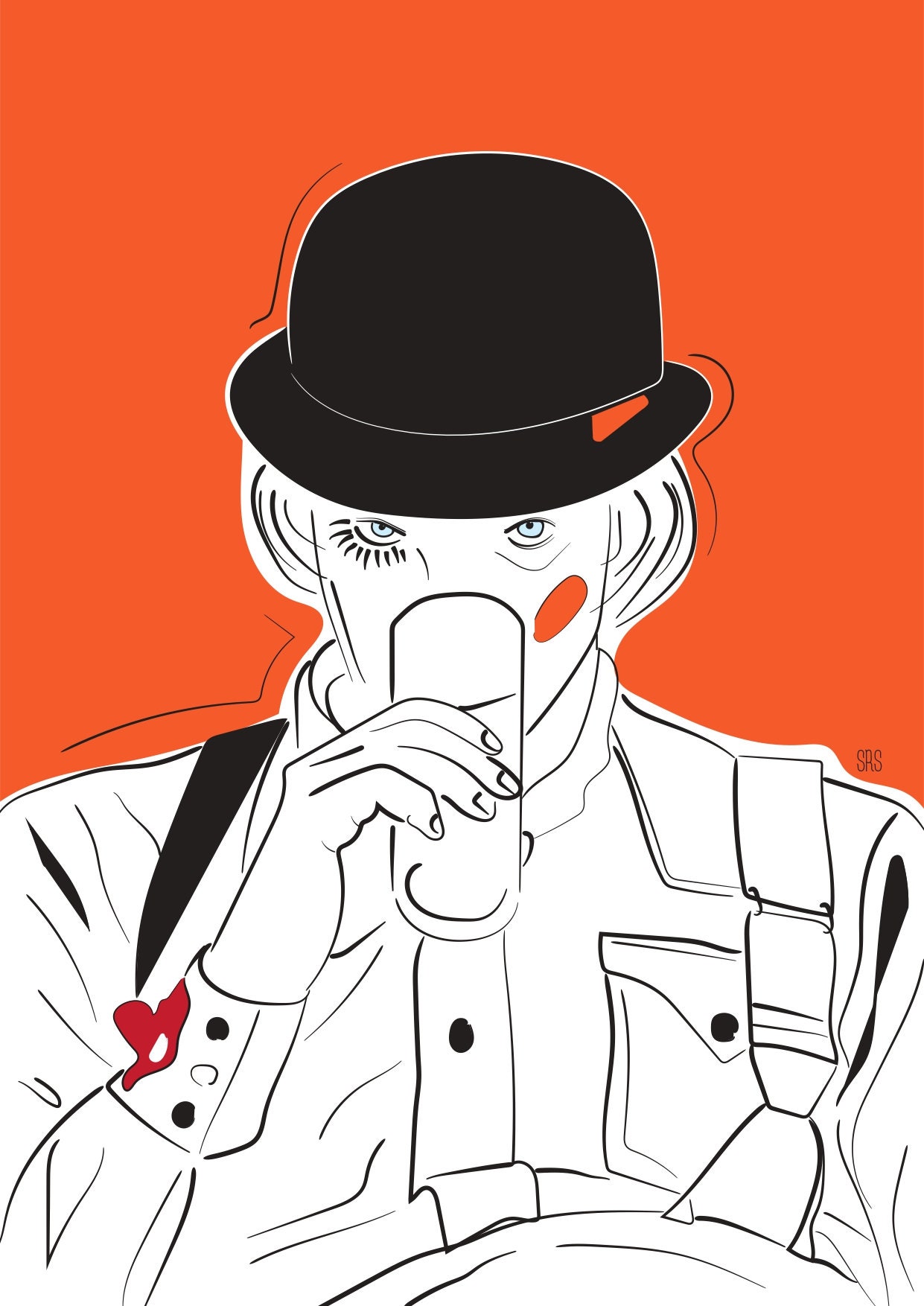 A Clockwork Orange Illustration Etsy