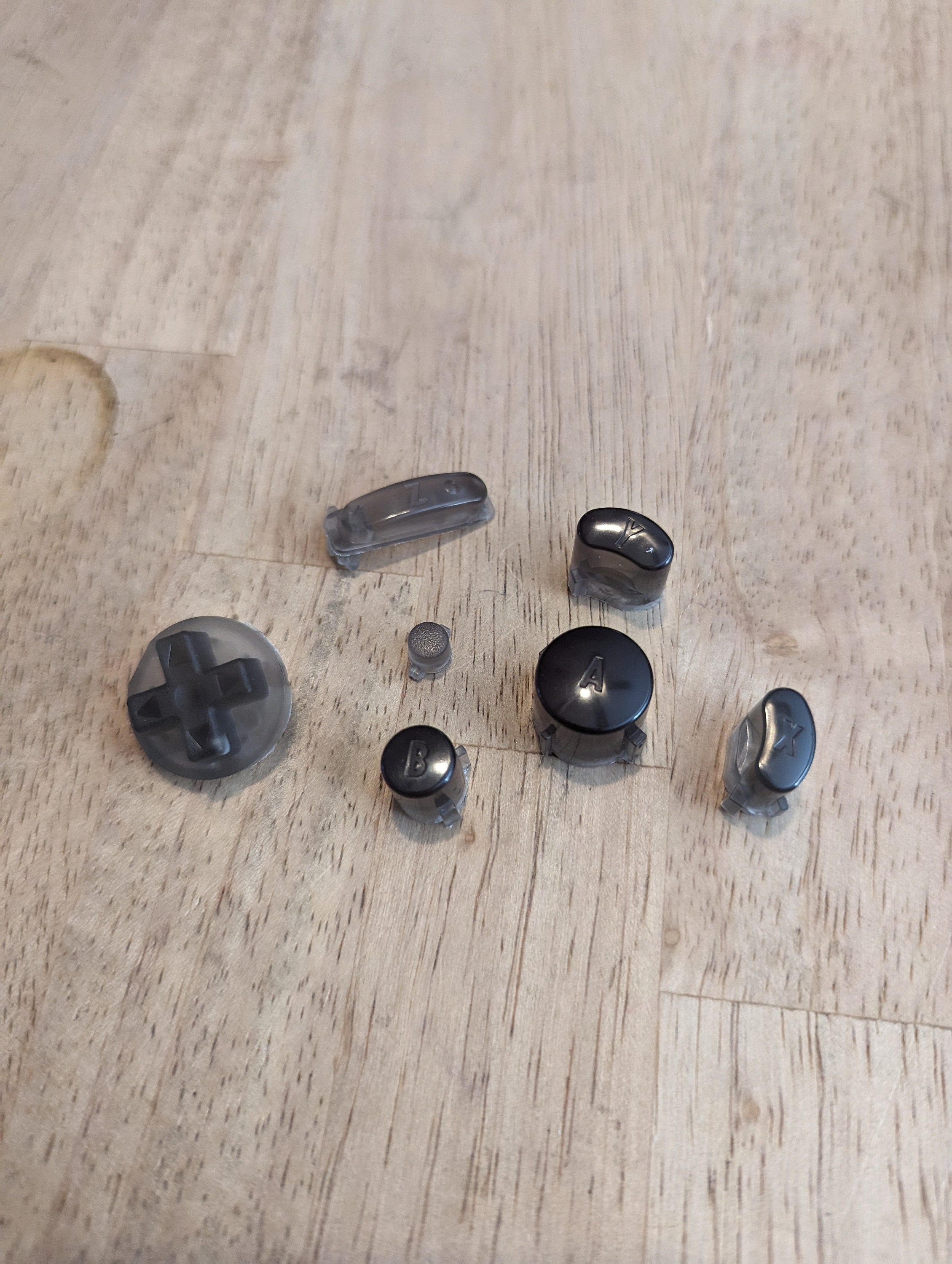 MINOR BLEMISH Black Gamecube Controller Buttons Custom Resin Cast - Etsy