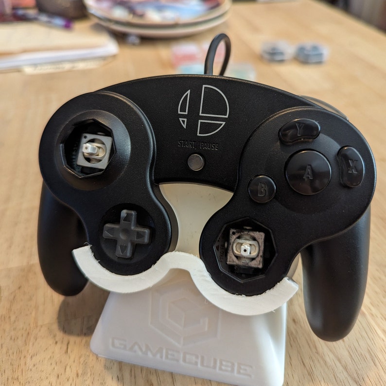 MINOR BLEMISH Black Gamecube Controller Buttons Custom Resin Cast - Etsy