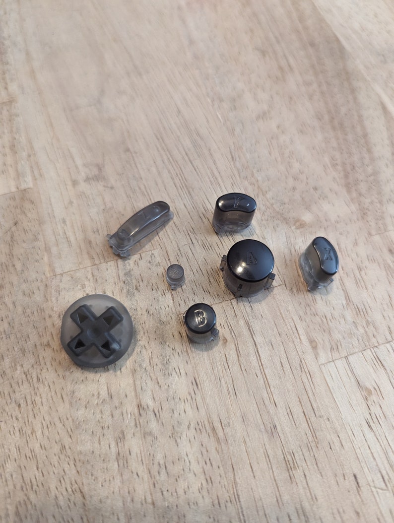MINOR BLEMISH Black Gamecube Controller Buttons Custom Resin Cast - Etsy