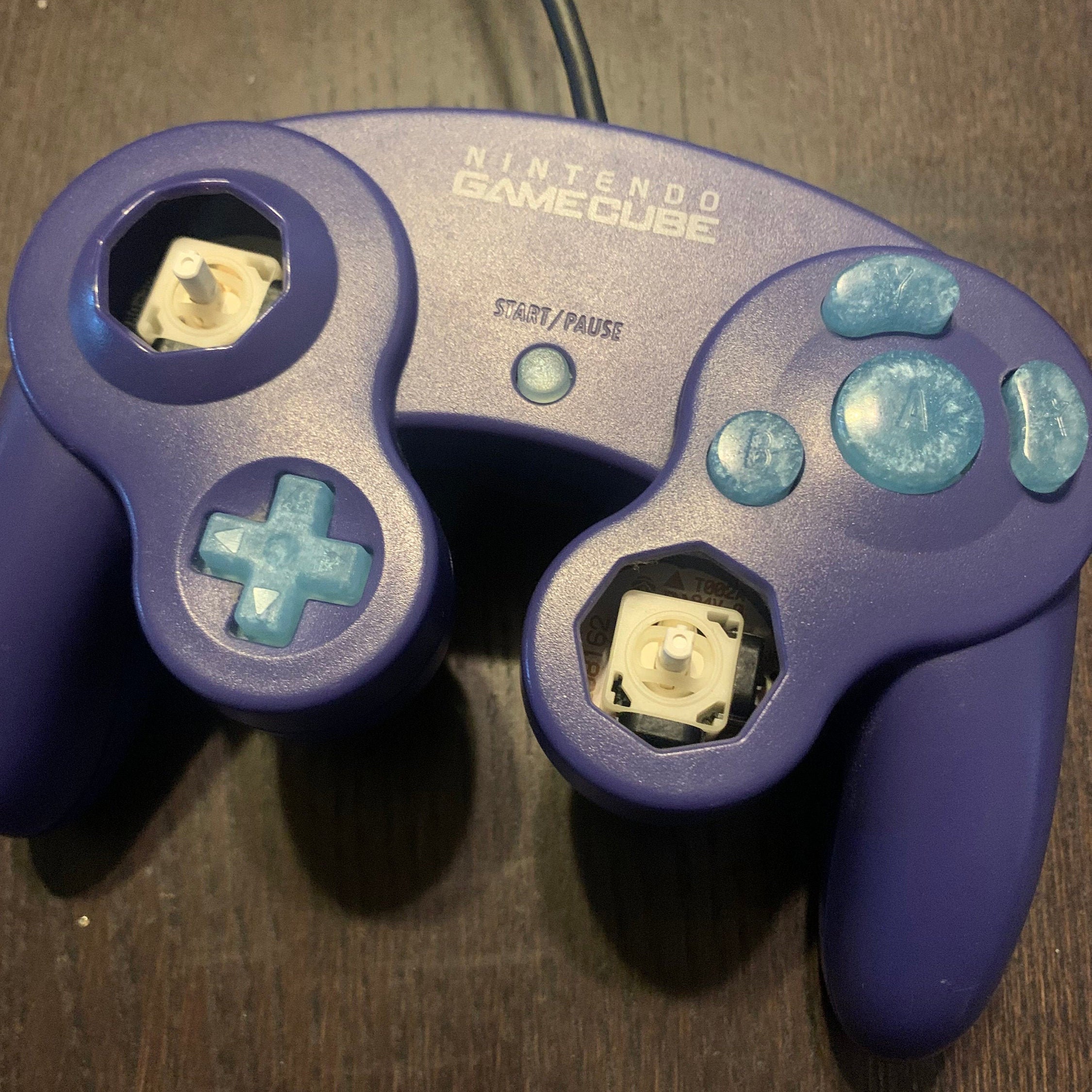 Custom Sea Blue Resin Gamecube Controller Buttons Etsy