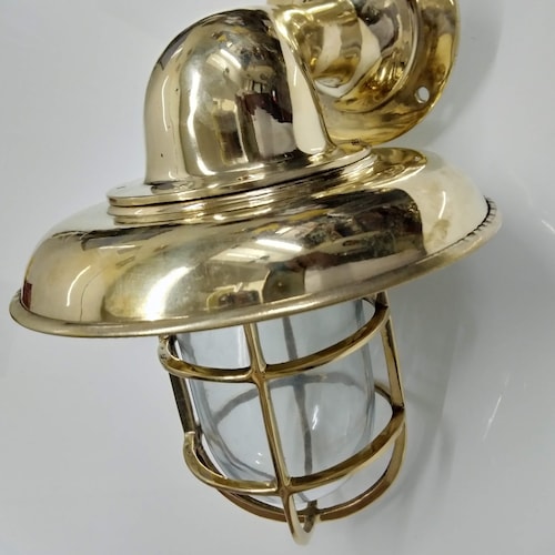 Nautical Bulkhead New Brass Wall shops Passageway Ship Bulkhead Light & Shade