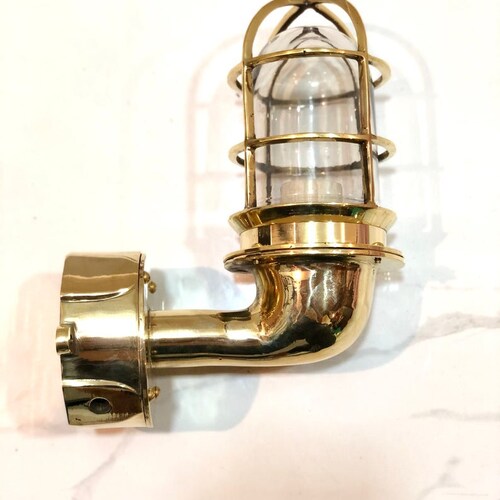 Nautical Ship Marine New Solid Brass Swan Passageway shops Bulkhead Light Junction Box 1 pcs