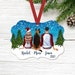 Custom Couple Ornament, Couple With Dog Ornament, Pet Family, Custom Portrait Gift, Christmas Keepsake, New Family Portrait, Cat Family 