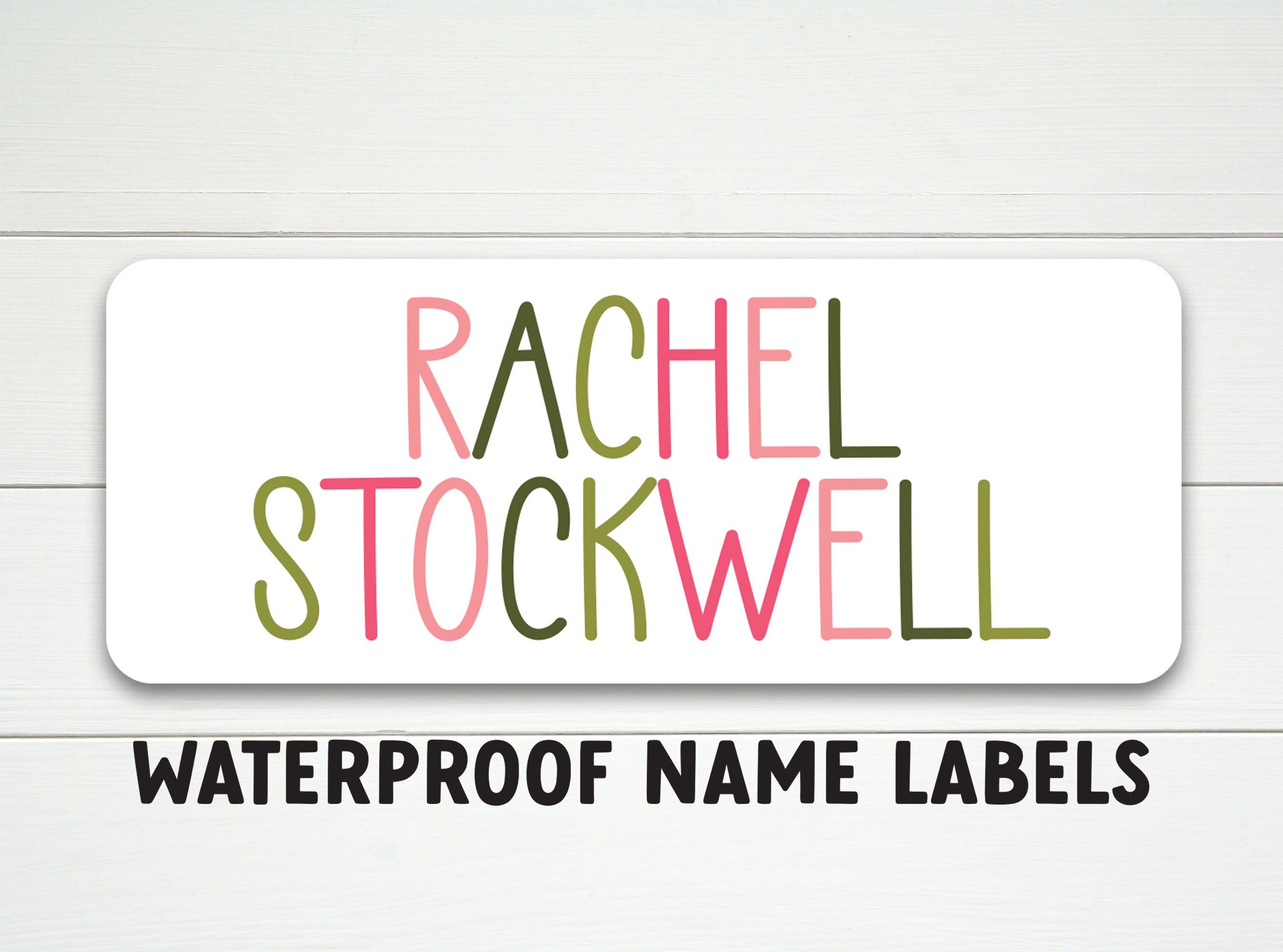 Back to School Labels Daycare Labels Camp Labels Etsy