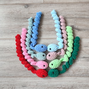Fidget Snake Crochet Worry pets Stress Buddies Fidget toy Anxiety plush toy Desk toy Stress pet Sensory aid Pop it toy Handmade snake
