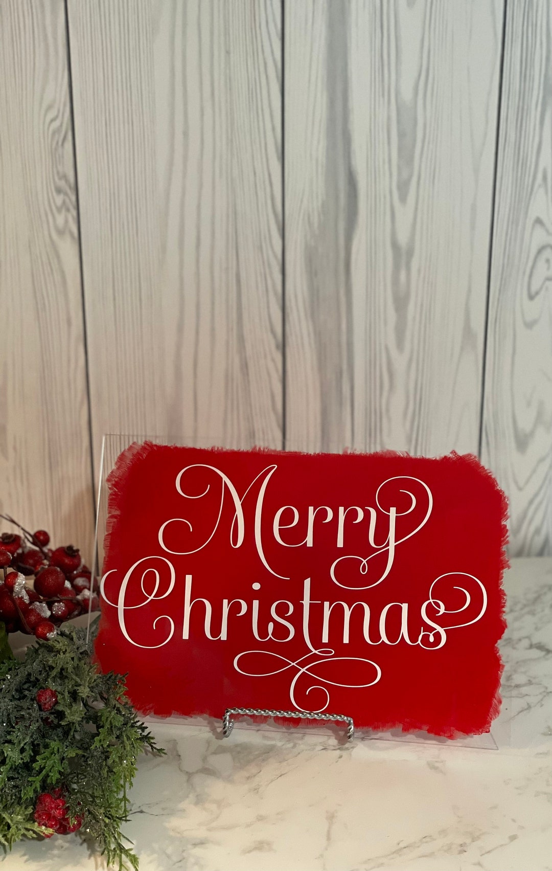 Acrylic Sign Christmas Acrylic Sign Painted Acrylic Sign Etsy