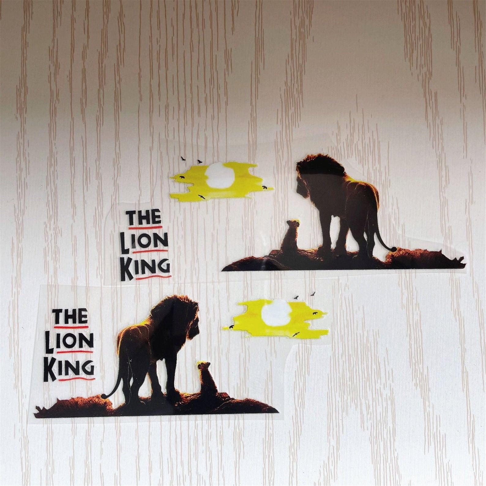 Lion king decals heat transfer vinyl ready to press iron on Etsy