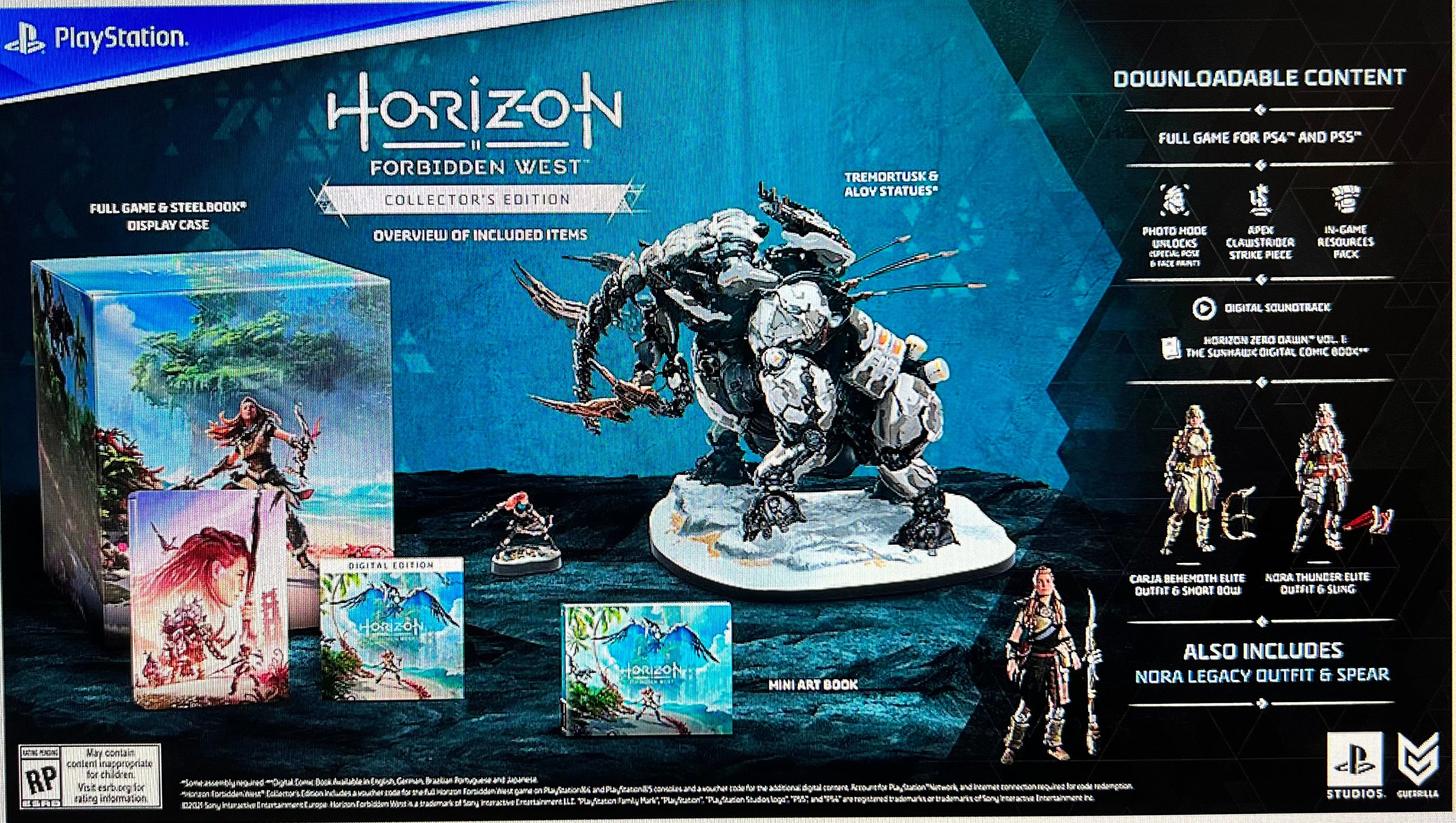 Horizon Zero Dawn Collectors Edition