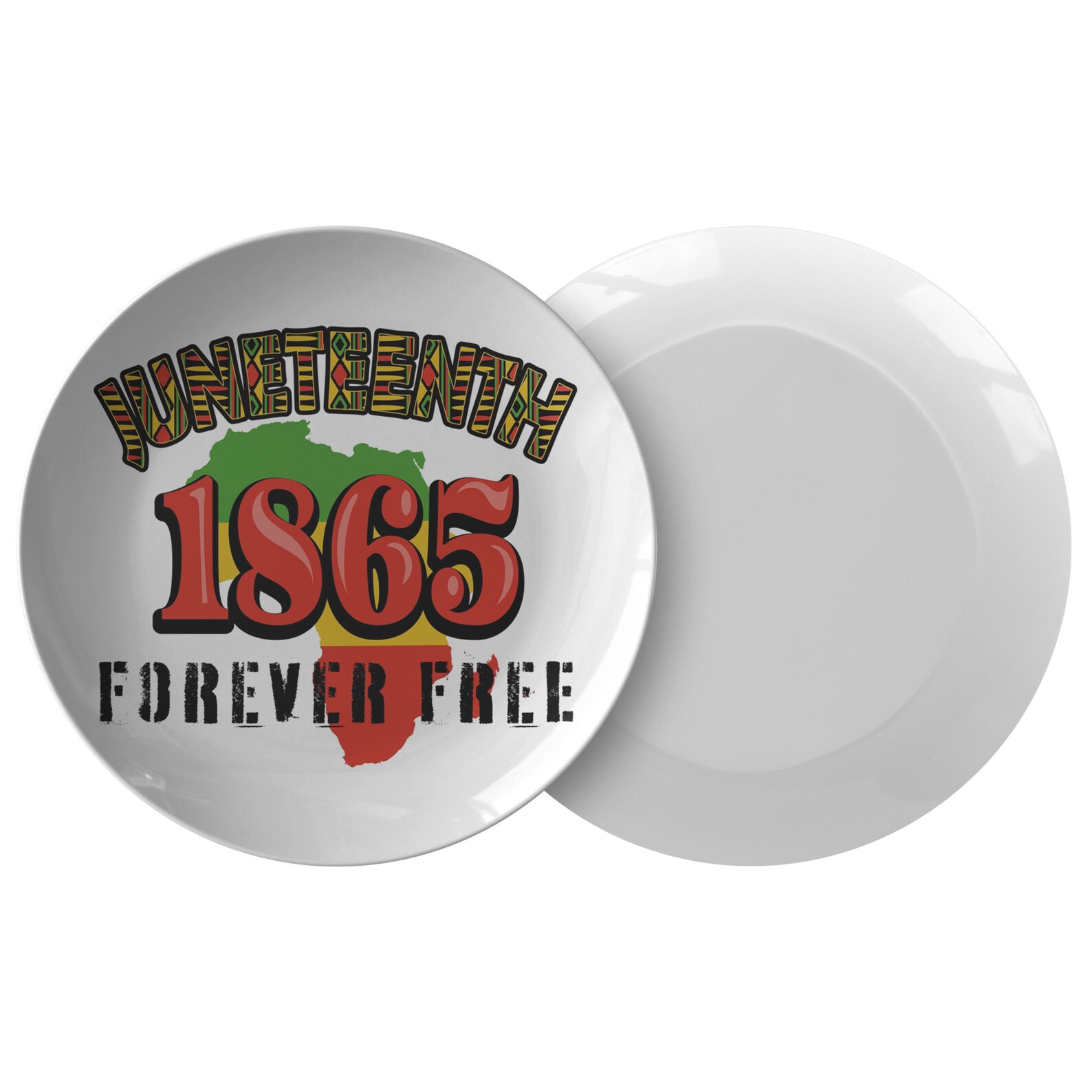 1865 Forever Free Plate Plate Etsy
