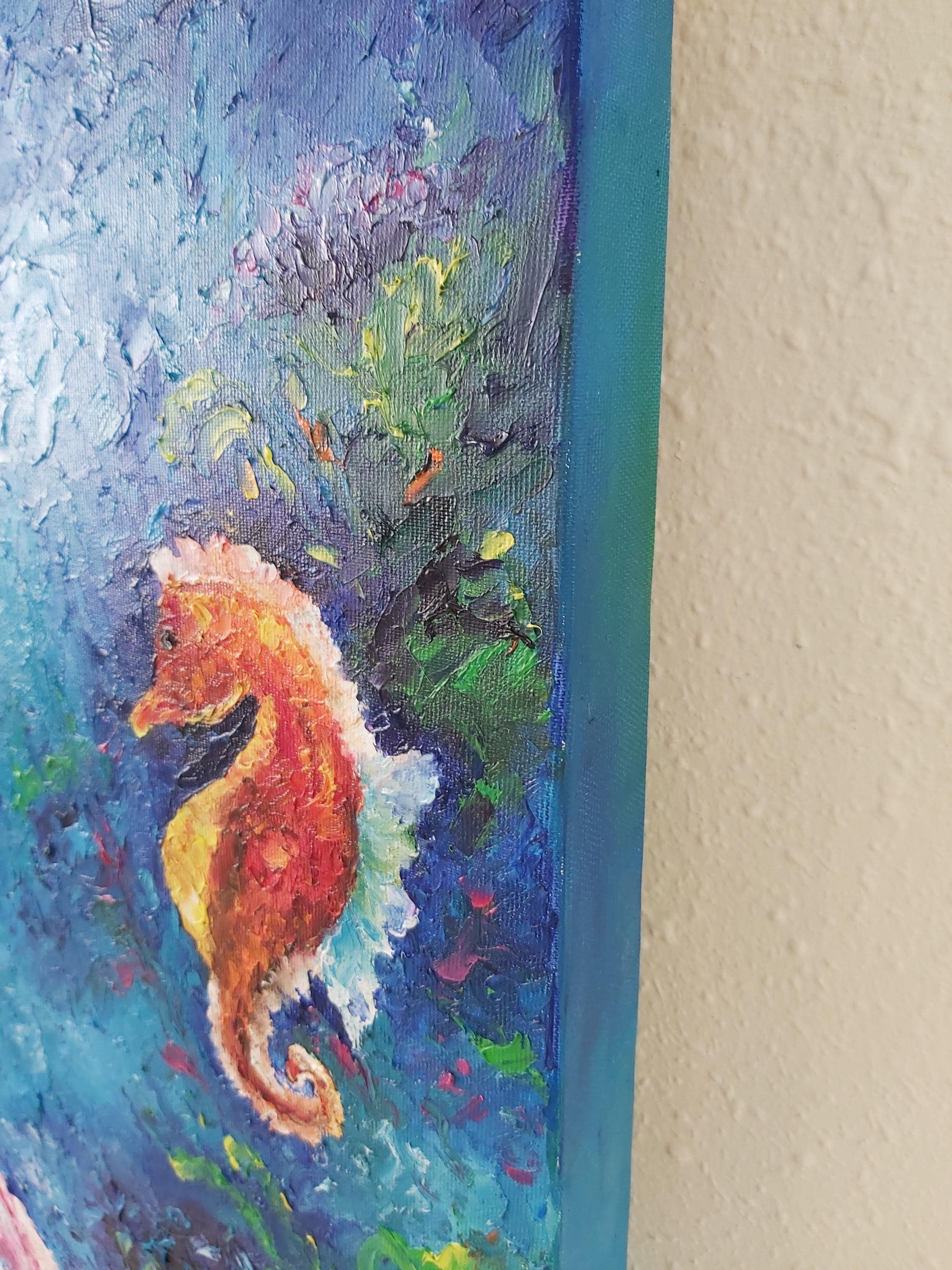 ABEUTY Malen Nach Zahlen – Meeresschildkröte Unterwasserwelt, 40x50 Cm Leinwand Mit Rahmen
