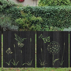 Claustras Dandelions Butterflies Hummingbird DXF, Laser cutting files, Waterjet cutting, dandelion, butterfly, Cut Files, svg png ai eps pdf