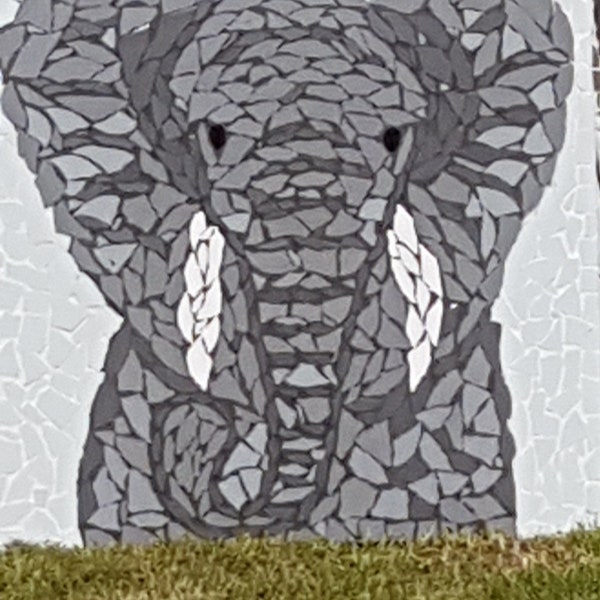 Elephant Mosaic Etsy